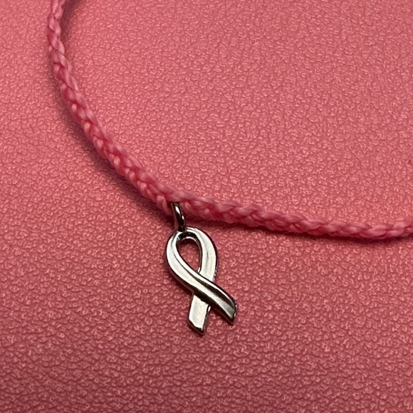 Pura Vida puravida Pink Awareness Ribbon Bracelet New - Picture 2 of 6